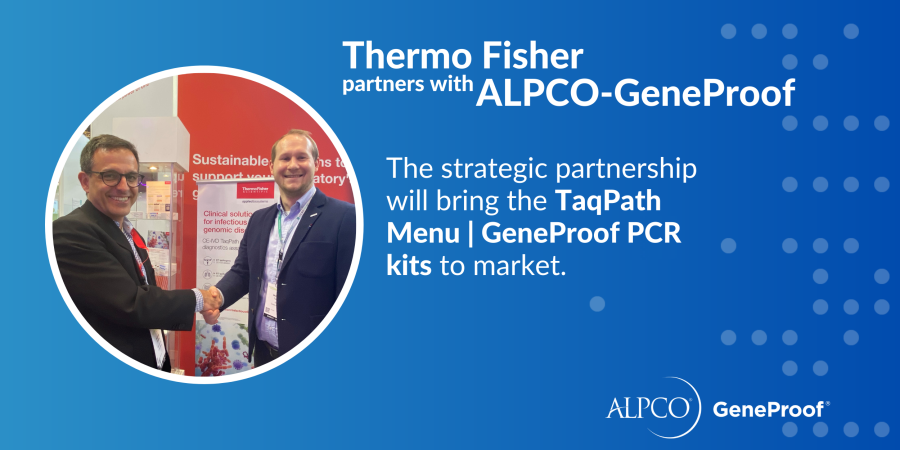 Thermo Fisher  partners with  ALPCO - GeneProof